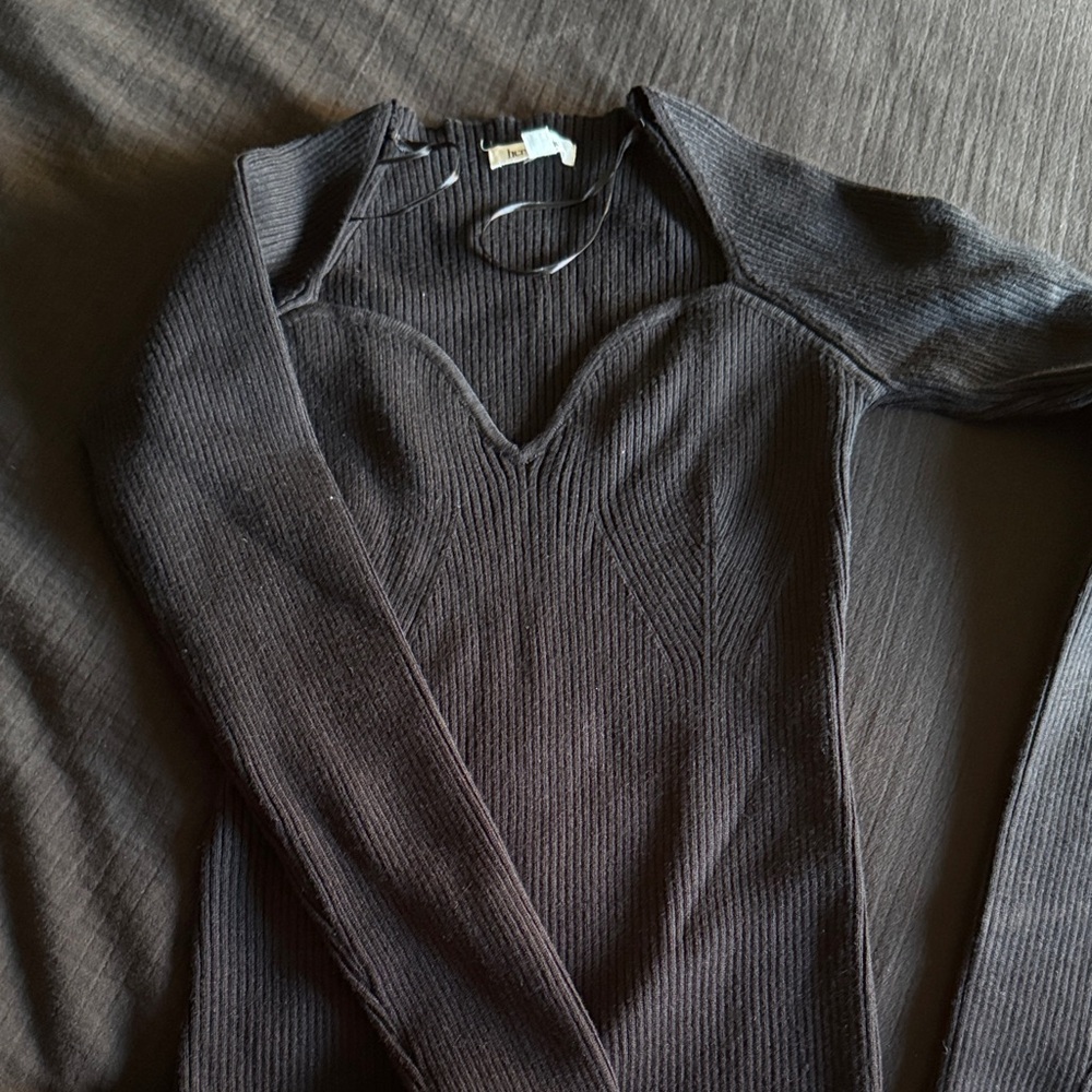 Women’s Maternity Black Sweater Dress